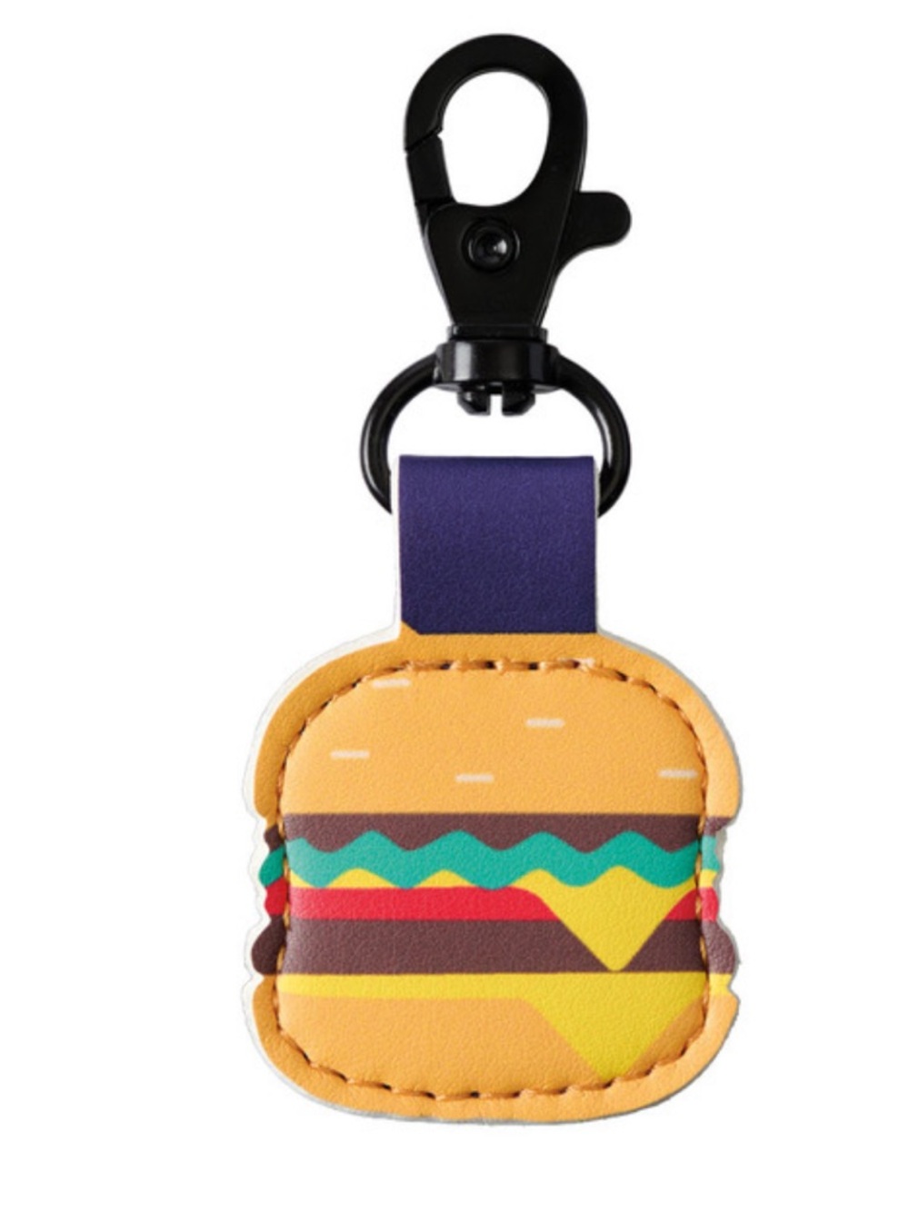 Aldi 2026 Cheeseburger Quarter Keeper Key and Quarter Holder Keychain NWT
